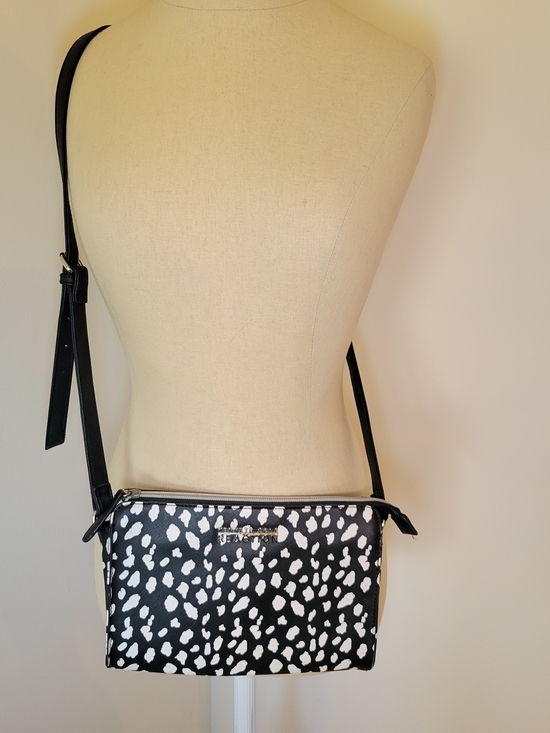 Kenneth Cole Reaction Handbags - Kenneth Cole Reaction Black and White Dalmatian Print/ Polka Dot Crossbody